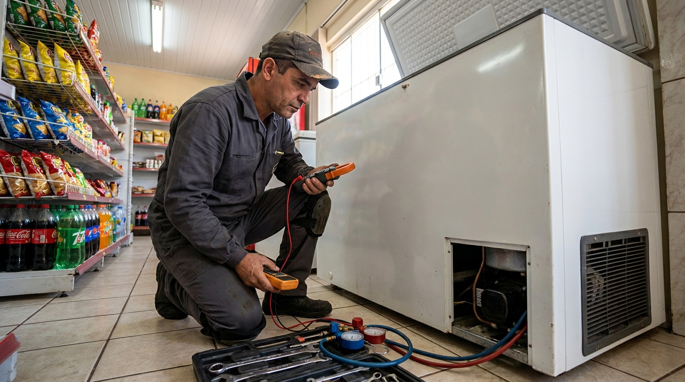 Conserto de placa eletrônica de freezer em Belém‑PA